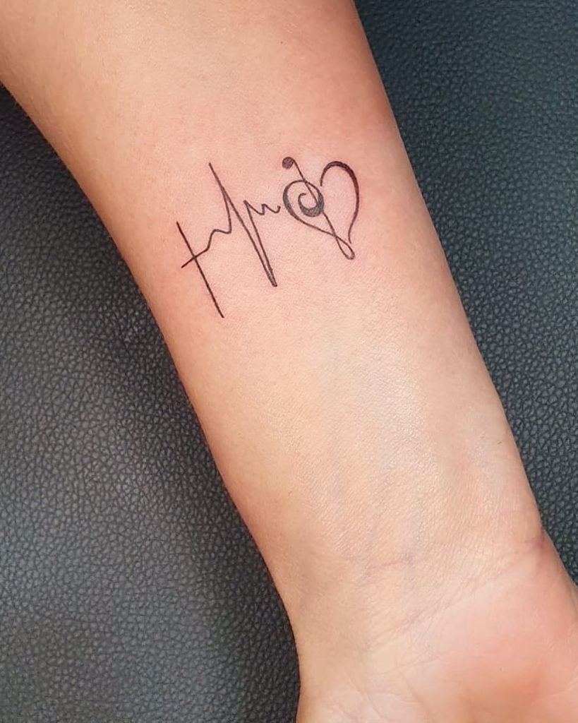 faith hope music love tattoo