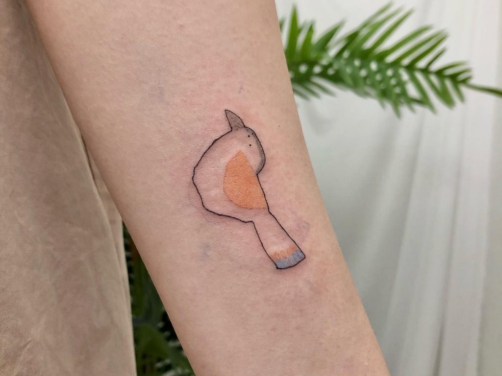 child bird tattoo