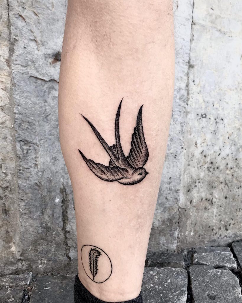 swallow bird tattoo