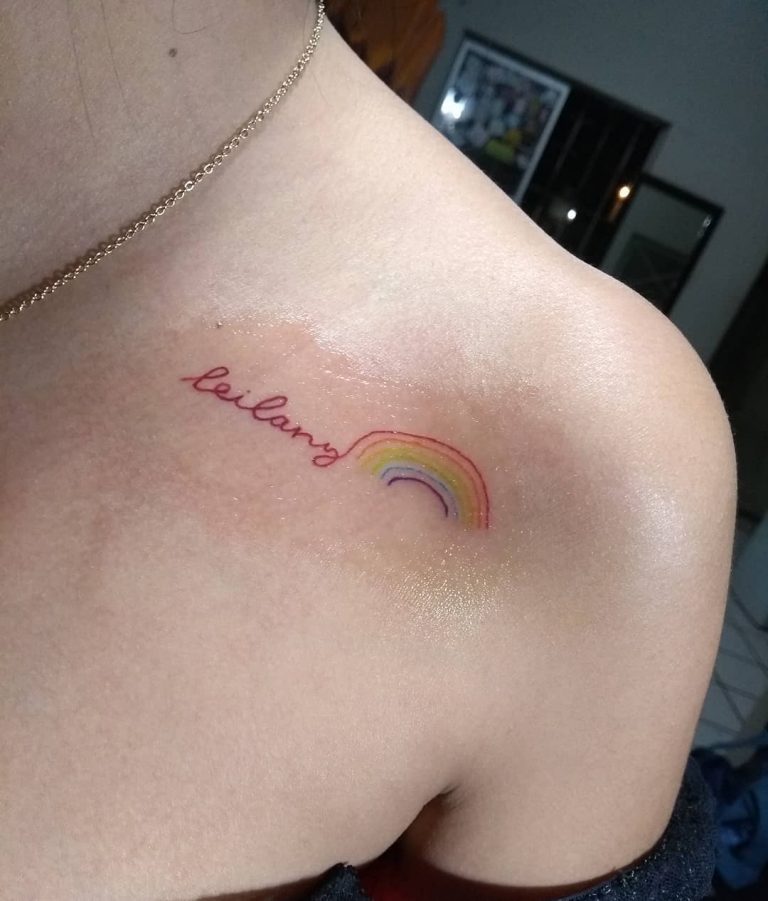35 Small Rainbow Tattoos in 2021 Small Tattoos & Ideas