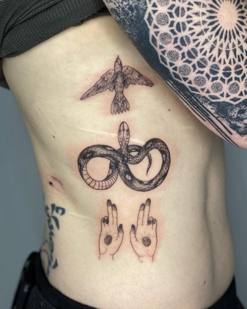 eternity snake tattoo