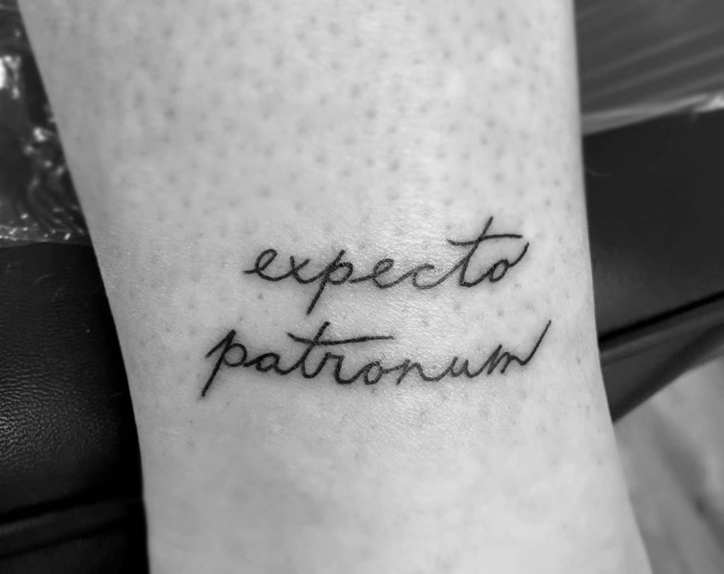 expecto patronum tattoo