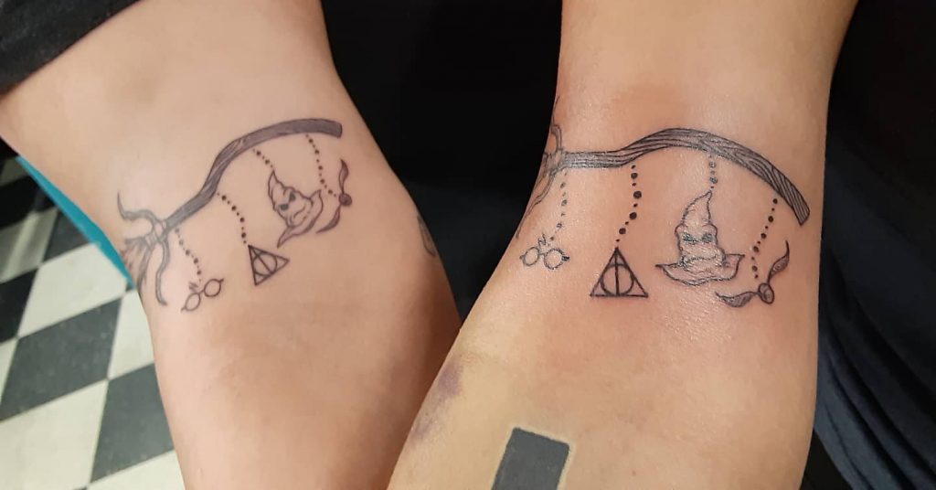 harry potter bangle tattoo