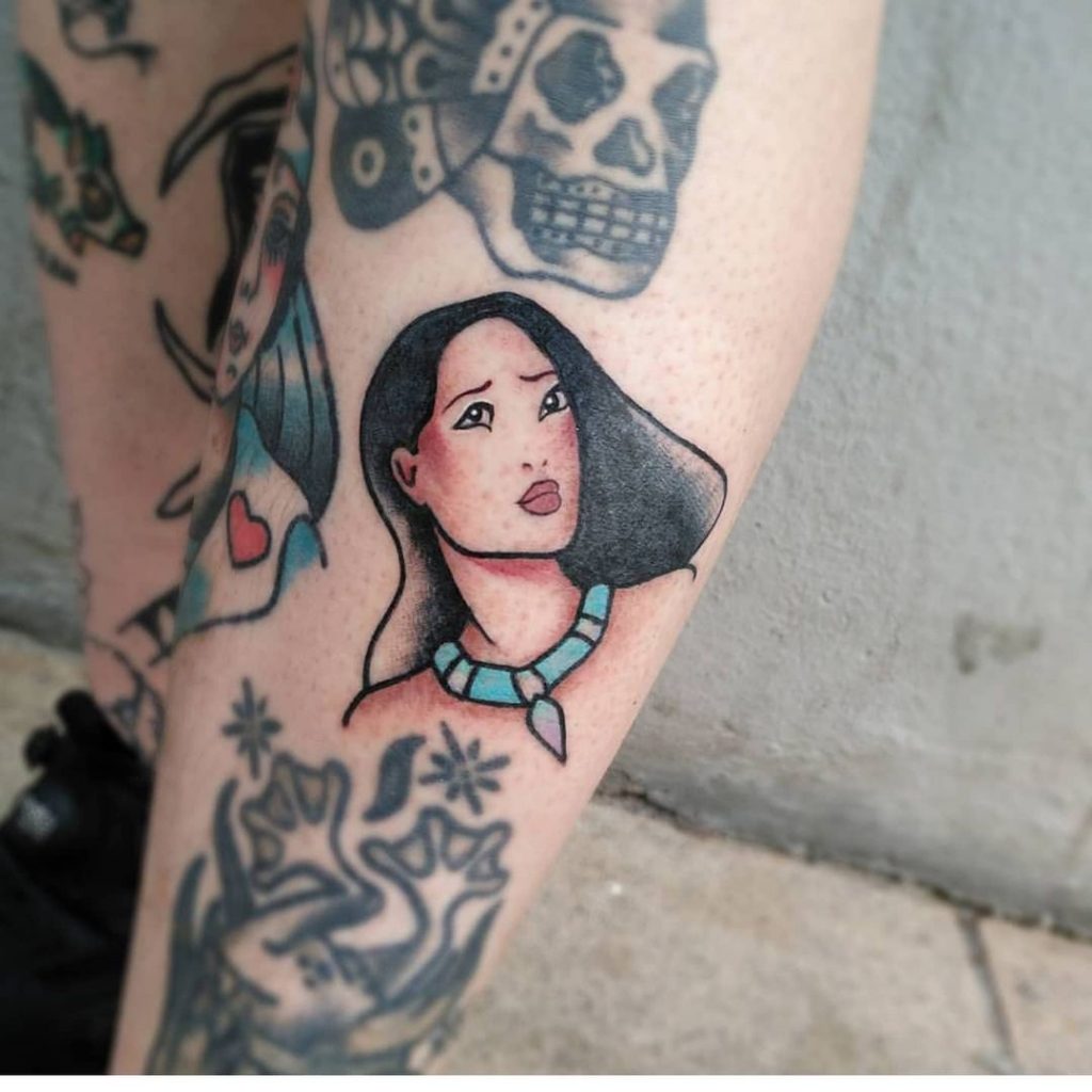 A Mulan tattoo.