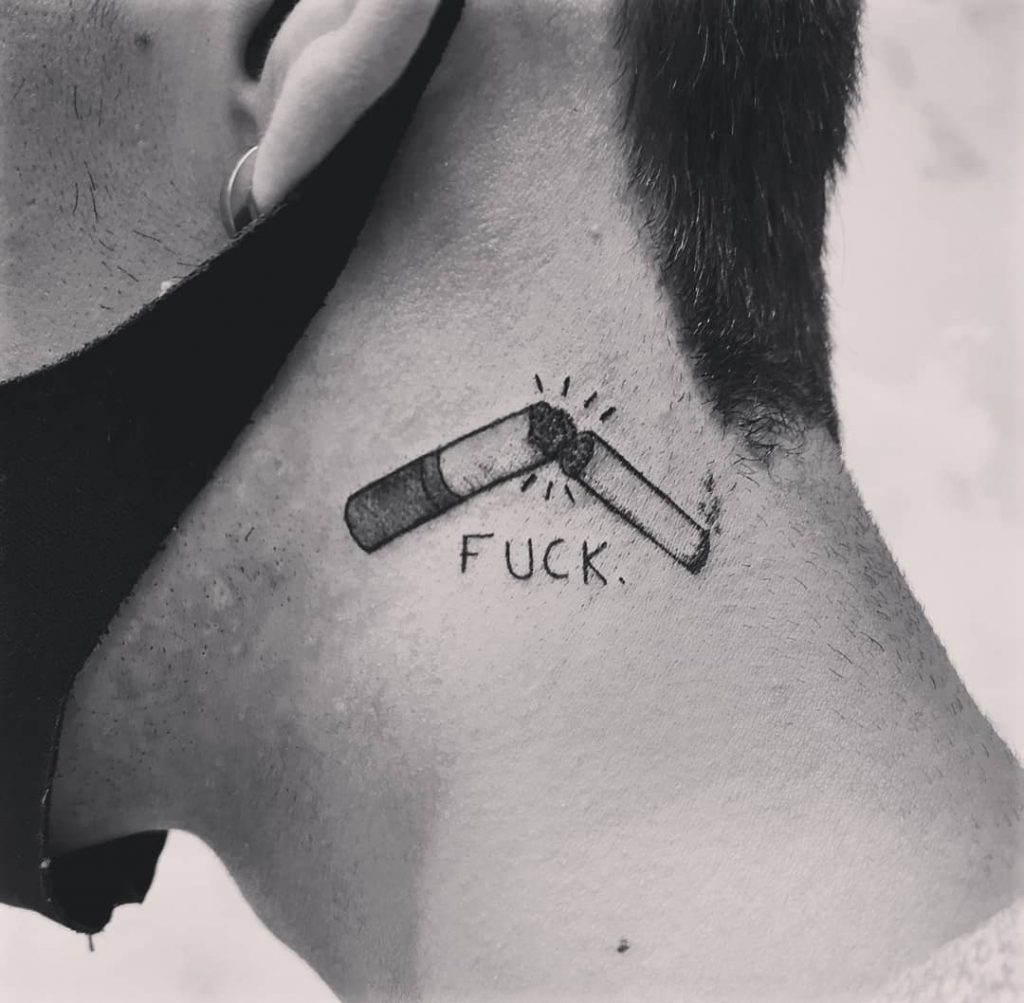 Cigarette tattoo