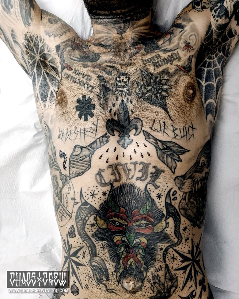 Back tattoos