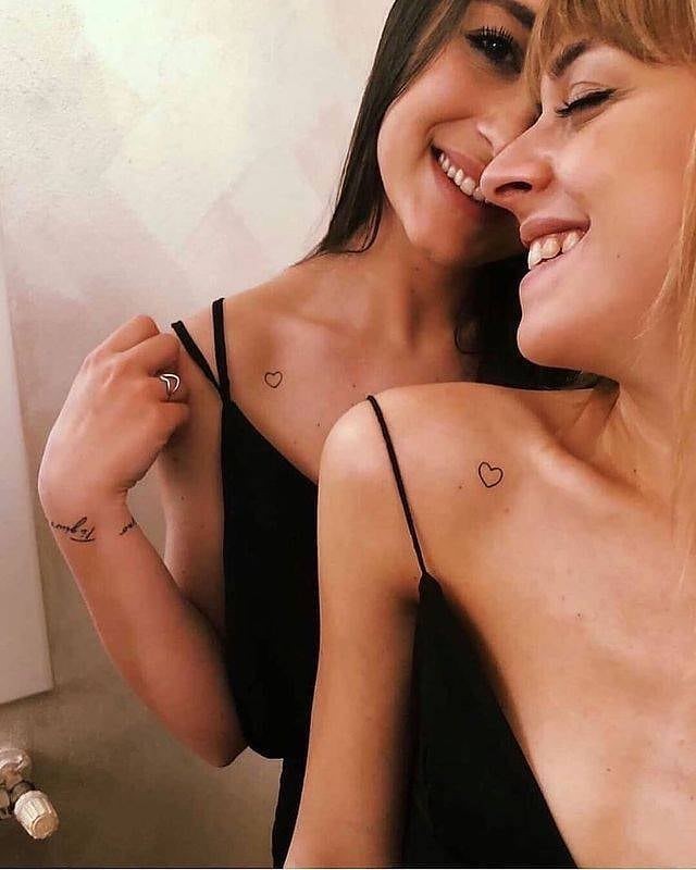 Hearths as small friendship tattoos.