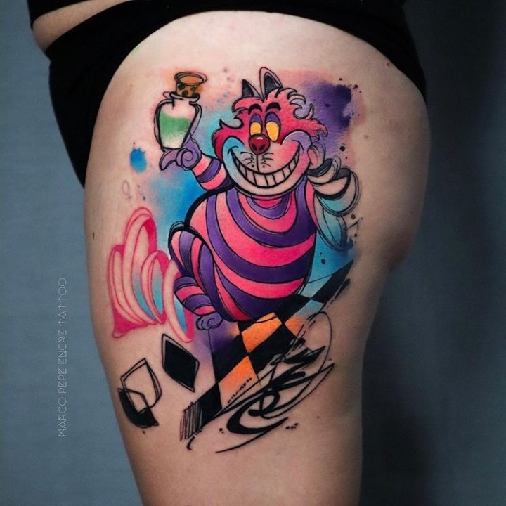 Lunatic cat tattoos