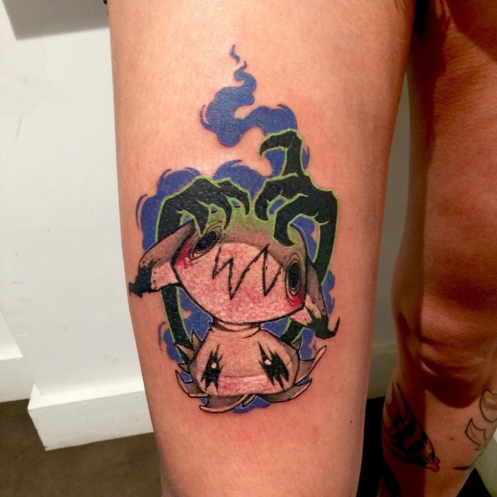 Pikachu gone wild tattoo