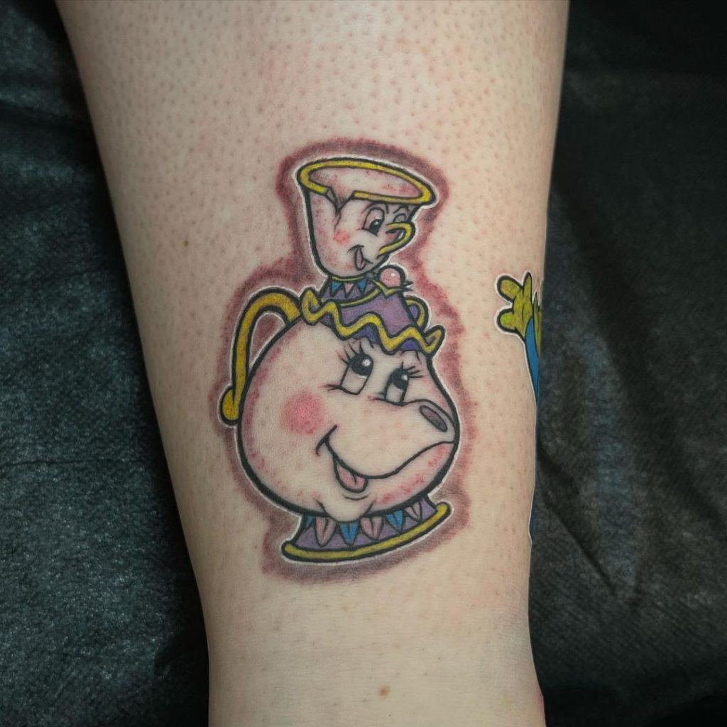 Beauty and the Beast small Disney tattoos