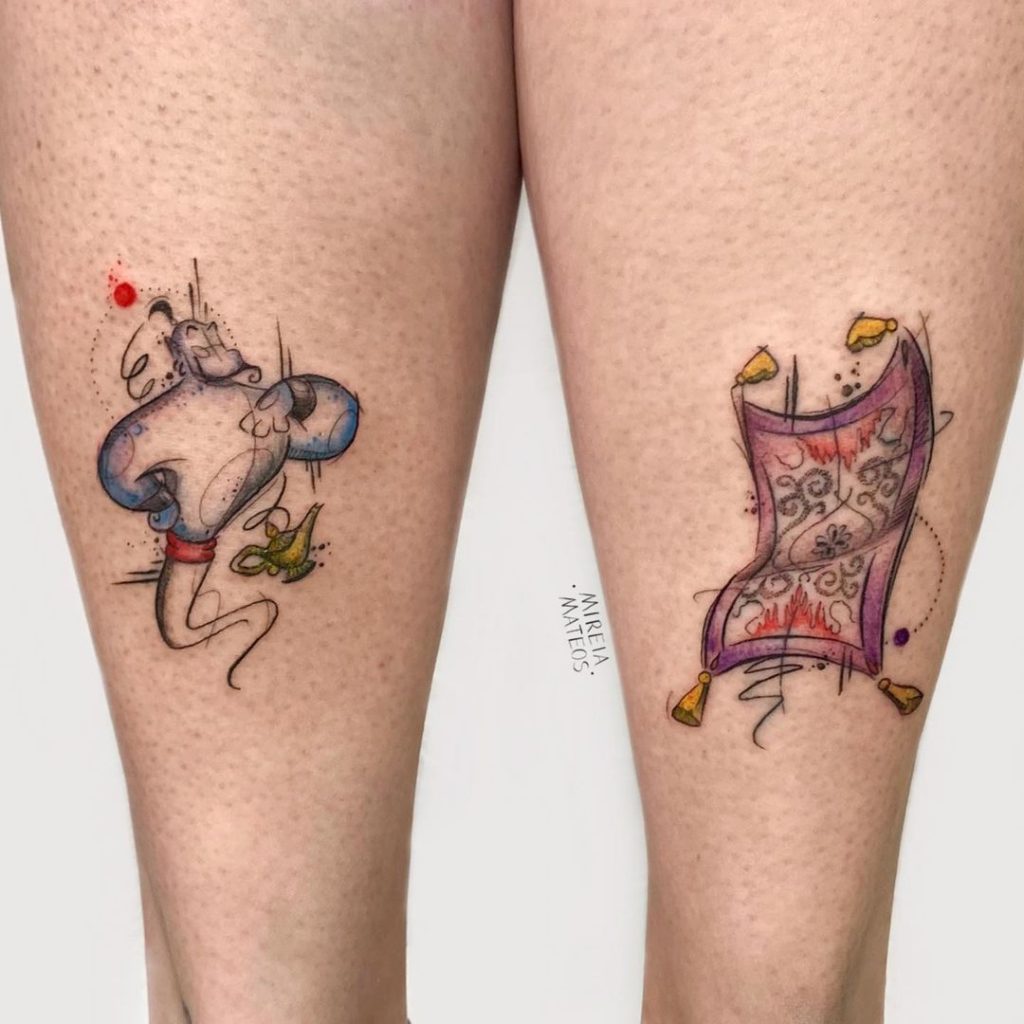 Alaaddin Disney tattoo