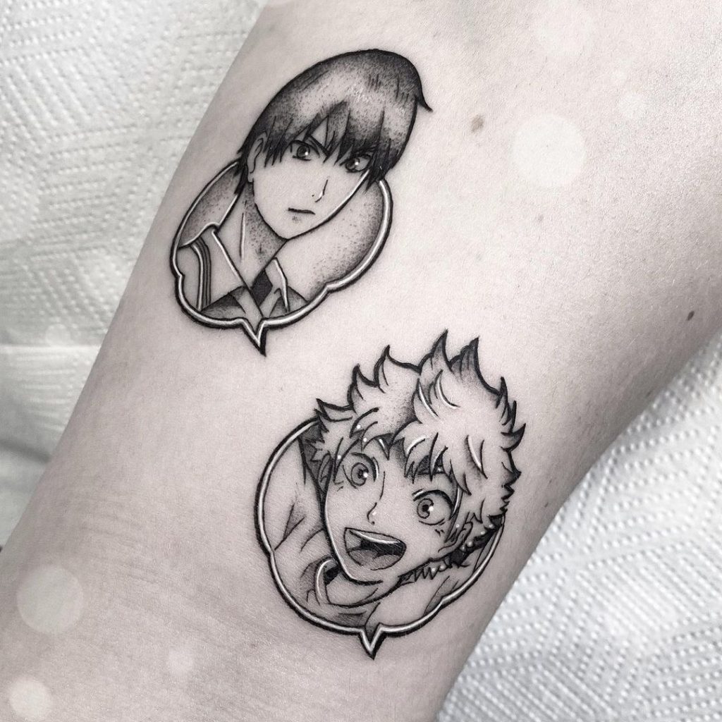 Haikyuu small anime tattoos