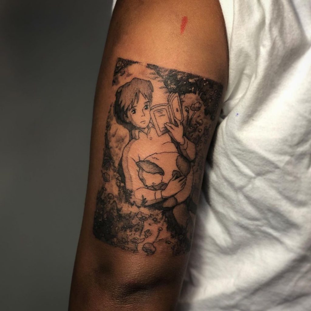 Studio Ghibli small anime tattoos
